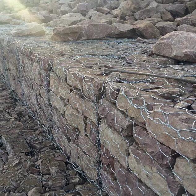 鋼絲網籠護岸網箱