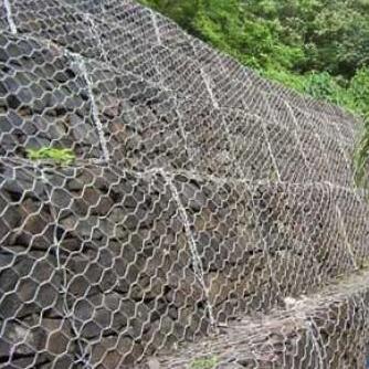 鋁鋅合金覆塑石籠網